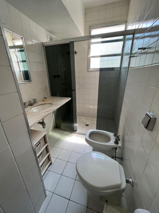 Apartamento Na Rua Da Praia Com Vista Para O Mar Γκουαρούχα Εξωτερικό φωτογραφία